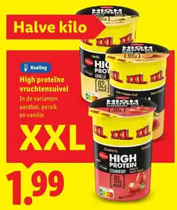 Lidl High proteïne vruchtenzuivel aanbieding