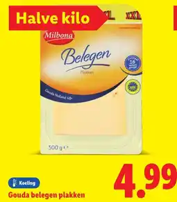 Lidl Milbona Gouda belegen plakken aanbieding