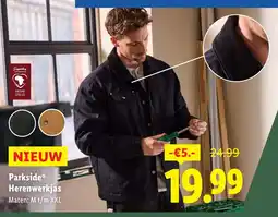 Lidl Parkside Herenwerkjas aanbieding
