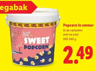Lidl Popcorn in emmer aanbieding