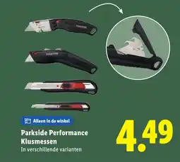 Lidl Parkside Performance Klusmessen aanbieding