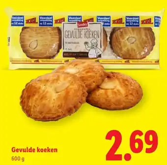 Lidl Gevulde koeken aanbieding