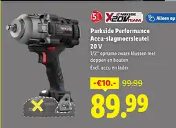 Lidl Parkside Performance Accu slagmoersleutel aanbieding