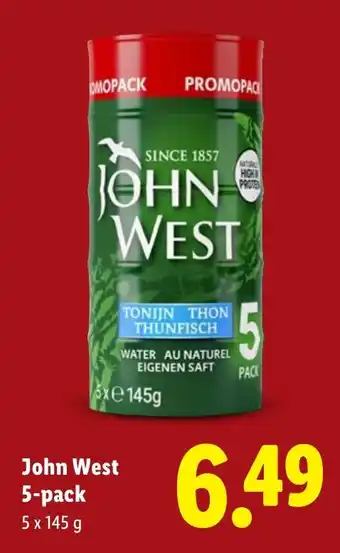 Lidl John West aanbieding