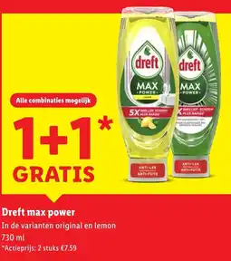 Lidl Dreft max power aanbieding