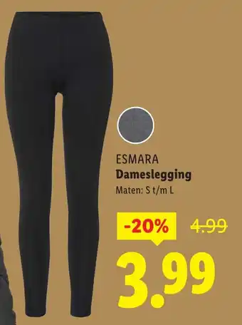Lidl ESMARA Dameslegging aanbieding