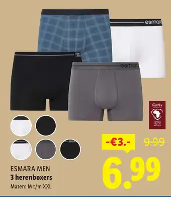 Lidl ESMARA MEN aanbieding