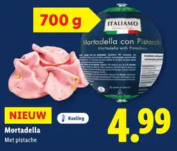 Lidl Italiamo Mortadella Met pistache aanbieding