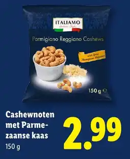 Lidl Italiamo cashewnoten met parmezaanse kaas aanbieding