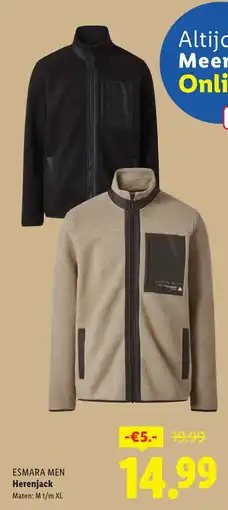 Lidl Esmara men Herenjack aanbieding