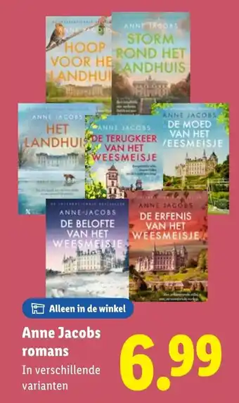 Lidl Anne Jacobs romans aanbieding