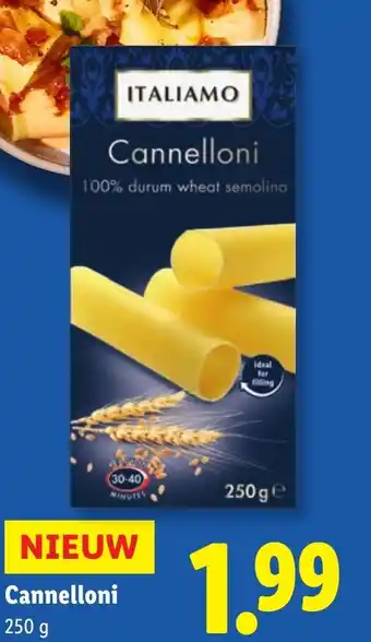 Lidl Italiamo Cannelloni aanbieding