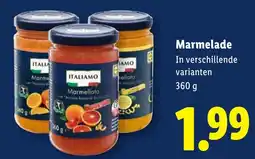 Lidl Italiamo Marmelade aanbieding