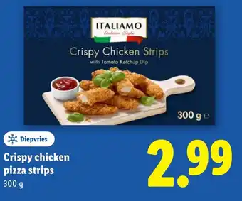 Lidl Italiamo Crispy chicken pizza strips aanbieding