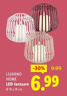 Lidl Livarno home led lantaarn aanbieding