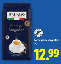 Lidl Italiamo Koffiebonen magnifico aanbieding