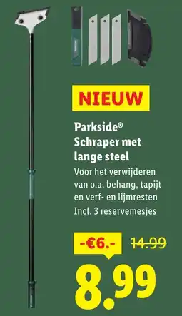Lidl Parkside Schraper met lange steel aanbieding