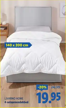 Lidl Livarno home 4 seizoenendekbed aanbieding