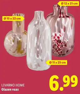 Lidl LIVARNO HOME Glazen vaas aanbieding