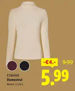 Lidl Esmara damestrui aanbieding