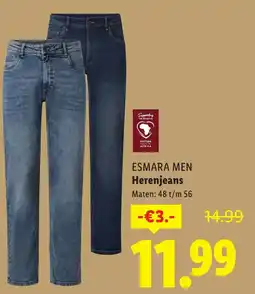 Lidl Esmara men herenjeans aanbieding