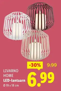 Lidl Livarno home LED-lantaarn aanbieding