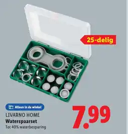 Lidl Livarno home Waterspaarset aanbieding