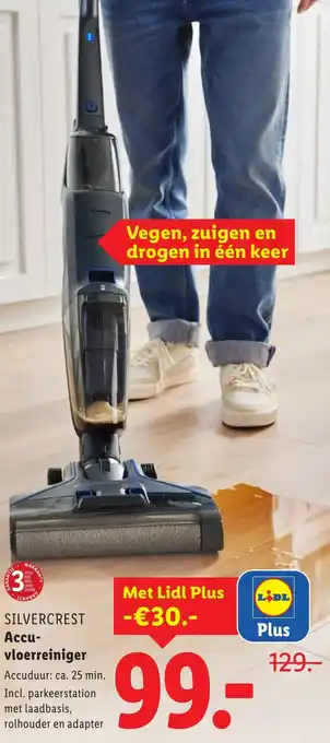 Lidl Silvercrest Accuvloerreiniger aanbieding