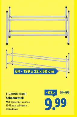 Lidl Livarno home Schoenenrek aanbieding