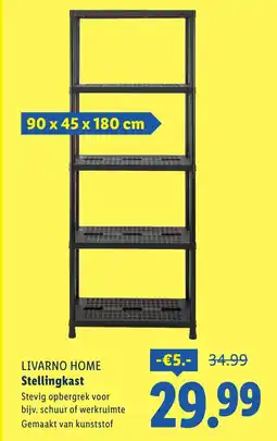Lidl Livarno home Stellingkast aanbieding