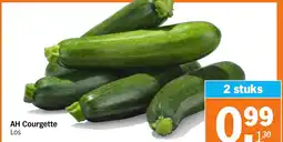 Albert Heijn AH Courgette aanbieding