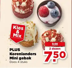 PLUS PLUS Korenlanders Mini gebak aanbieding
