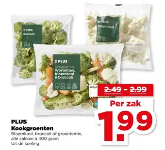 PLUS PLUS Kookgroenten aanbieding