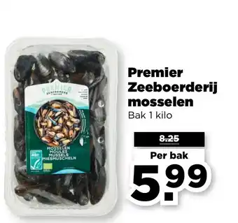 PLUS Premier Zeeboerderij mosselen aanbieding
