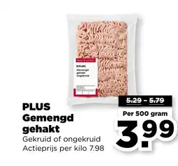 PLUS PLUS Gemengd gehakt aanbieding