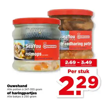 PLUS Ouwehand of haringpartjes aanbieding