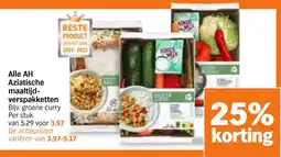 Albert Heijn Alle AH Aziatische maaltijd verspakketten aanbieding