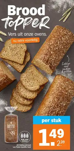 Albert Heijn AH Bakkersbrood Les Pains bastille heel aanbieding