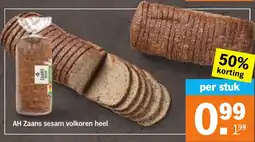 Albert Heijn AH Zaans sesam volkoren heel aanbieding