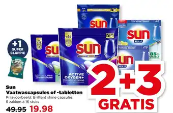 PLUS Sun Vaatwascapsules of tabletten aanbieding