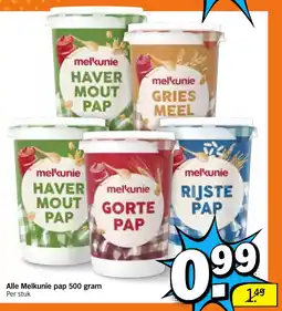 Albert Heijn Alle Melkunie pap aanbieding