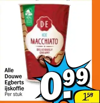 Albert Heijn Alle Douwe Egberts ijskoffie aanbieding