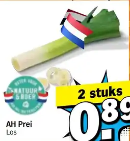 Albert Heijn AH Prei aanbieding