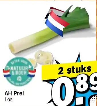 Albert Heijn AH Prei aanbieding