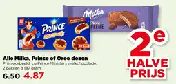 PLUS Alle Milka, Prince of Oreo dozen aanbieding