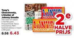 PLUS Tony's Chocolonely, L'Atelier of Johnny Doodle aanbieding