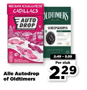 PLUS Alle Autodrop of Oldtimers aanbieding