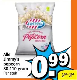 Albert Heijn Alle Jimmy's Popcorn aanbieding