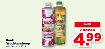 PLUS Raak Vruchtensiroop aanbieding