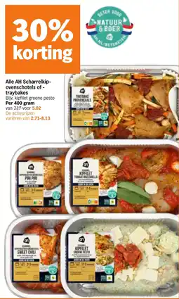 Albert Heijn Alle AH Scharrelkip ovenschotels of Traybakes aanbieding